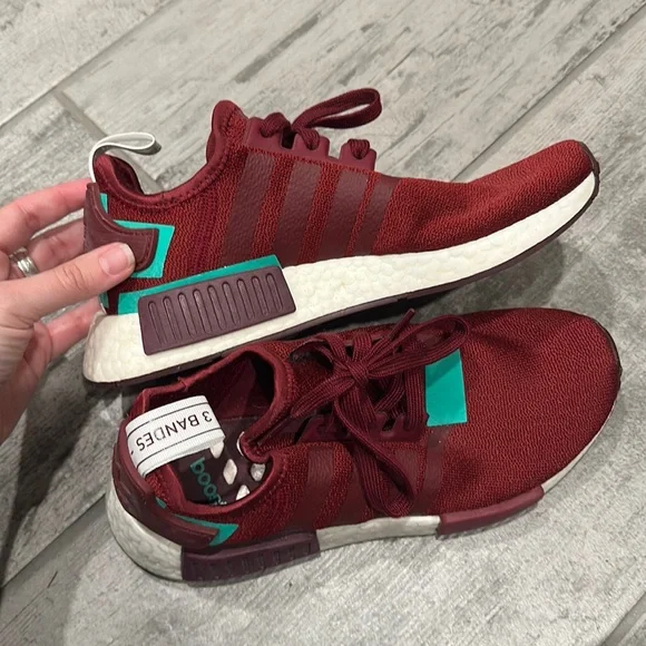 adidas gazelle silver green womens Adidas NMD R1 Burgundy Gum